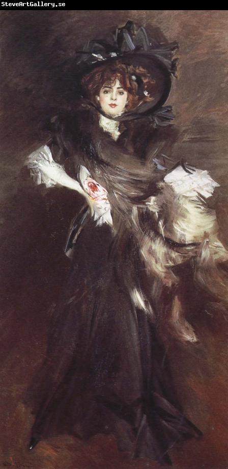 Giovanni Boldini Portrait of Mlle Lantelme